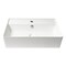 Alfi Brand ALFI brand ABC901-W White 24" Modern Rectangular Above Mount Ceramic Sink with Faucet Hole ABC901-W - alternate 9